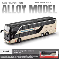 1:30 Diecast Double Decker Bus Model