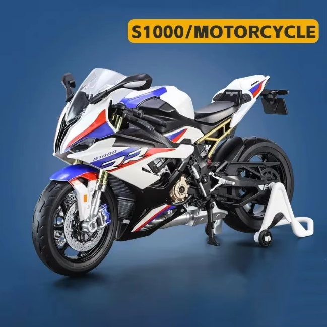 1:9 Diecast BMW S1000RR Model Bike