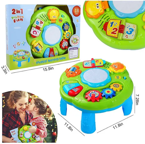 2in1 Toddlers Musical Activity Table