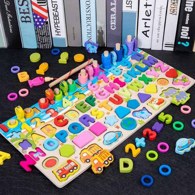 6in1 Wooden Logarithmic Board