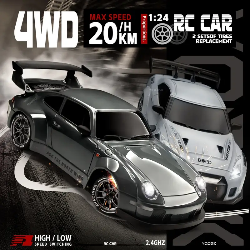 4WD RC Porsche Mini Drifting Car