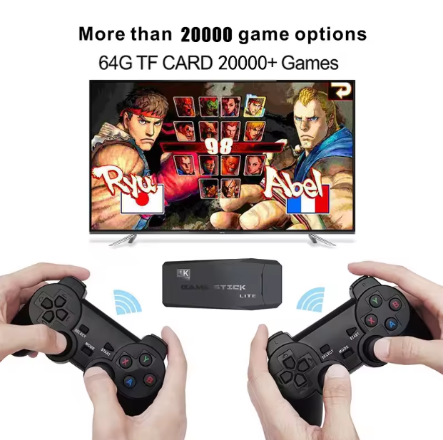 4K Handheld 2.4G Wireless Video Console Game