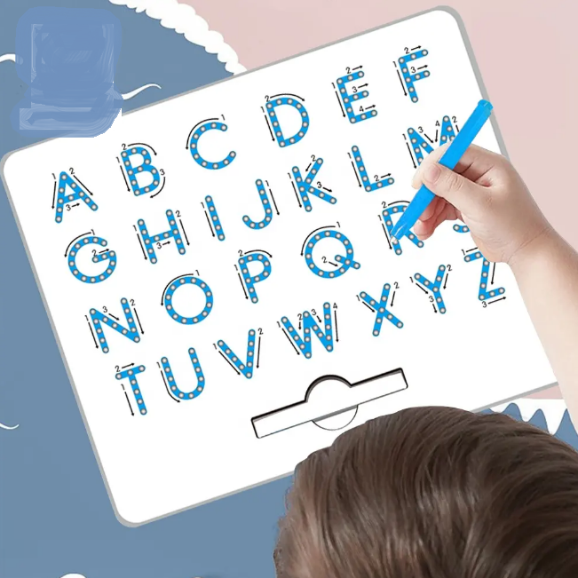 275Pcs Ball Pops English Alphabet Learning Drawing Board