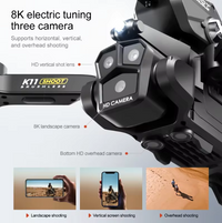 K11 Three HD Cameras Water Bombs Shoot Drone