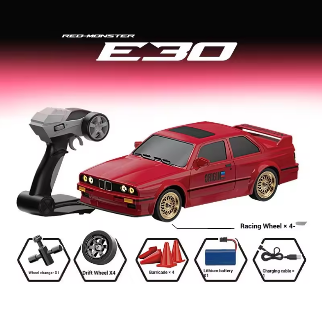 2.4G RC 30Km/h 4WD BMW E30 Drifting Car