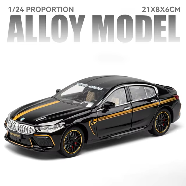 1:24 Diecast BMW M8 Manhrat Model Car