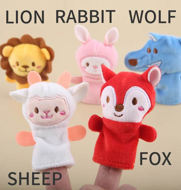 5Pcs Animal Themed Stuff Finger Puppet