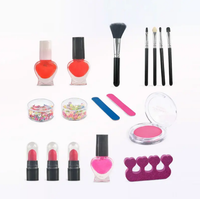 19Pcs Realistic Fashion Girl Makeup Bag