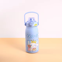1200ml Stainless Steel Portable Sports Kettle - Blue