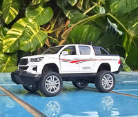 2Pc Diecast Mini Toyota Hilux Pullback Models