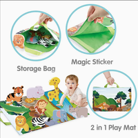9Pcs Baby Soft Animal Toys With Storage Bag
