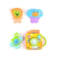 4Pcs Premium Baby Rattles Set