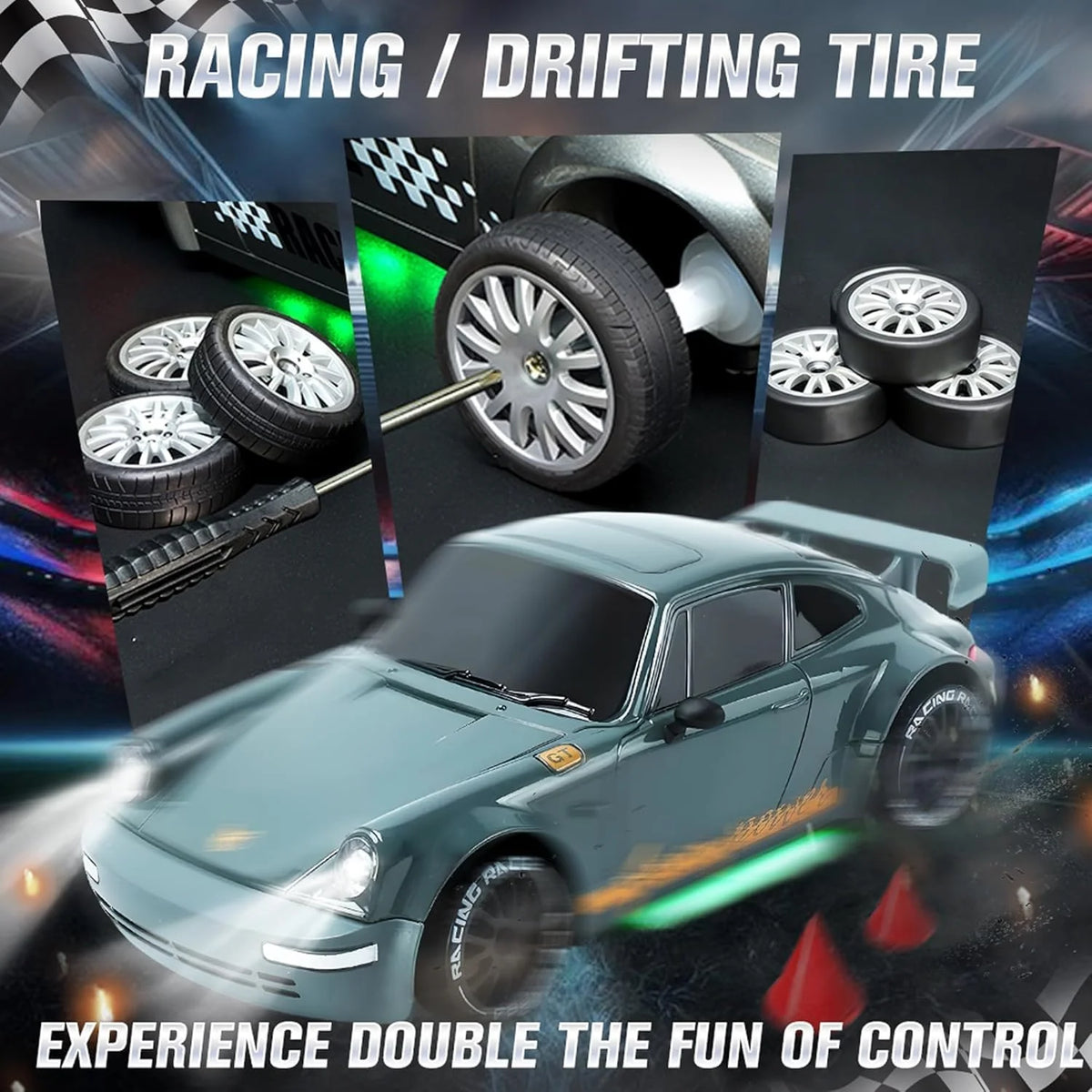 2.4GHz RC 1:24 Mini Porsche Drifting Car