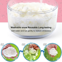 10Pcs DIY Kids Artificial Snow Castle Set