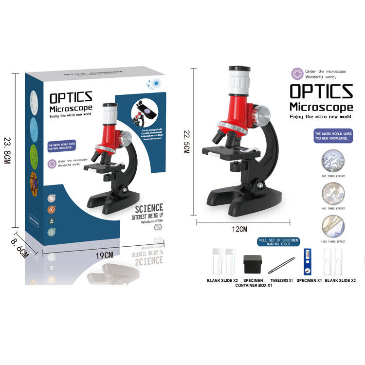 Portable Kids Science Optical Microscope Set