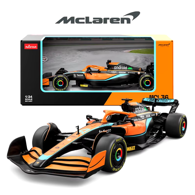 1:24 Diecast McLaren F1 MCL36 Racing Model