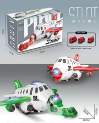 Battery Operated Catapult Airbus Plane With Mini Cars