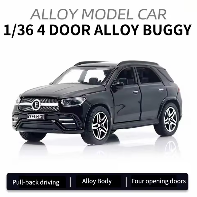 Diecast Mini Benz GLE 63 Model Car - 1Pc