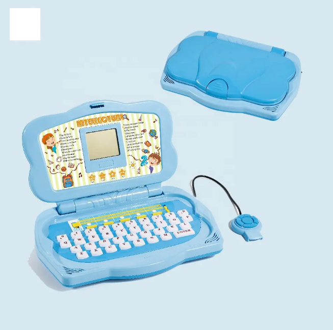 20 Activities Kids Intellectual Mouse Control Laptop - Blue