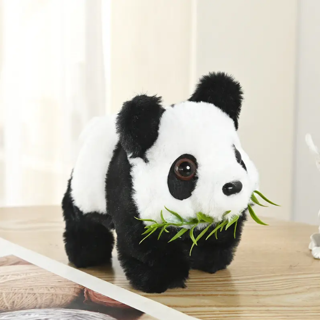 Cute Walking Plush Panda With Sound
