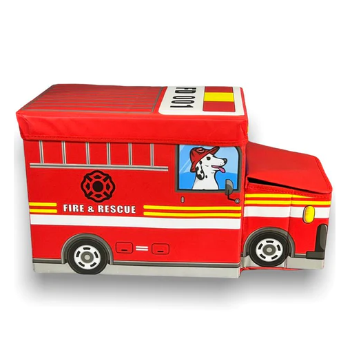 Kids Foldable Storage Box - Fire & Rescue Design
