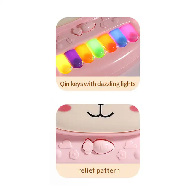 Battery Operated Mini Rabbit Musical Piano