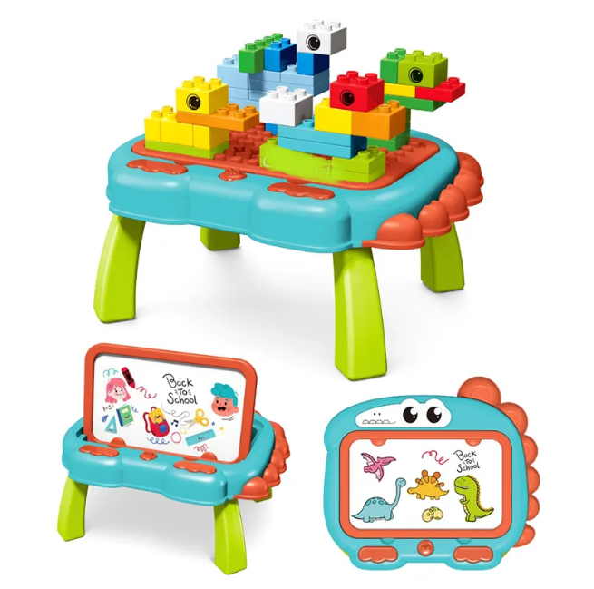 3in1 Artist Drawing & Building Blocks Table