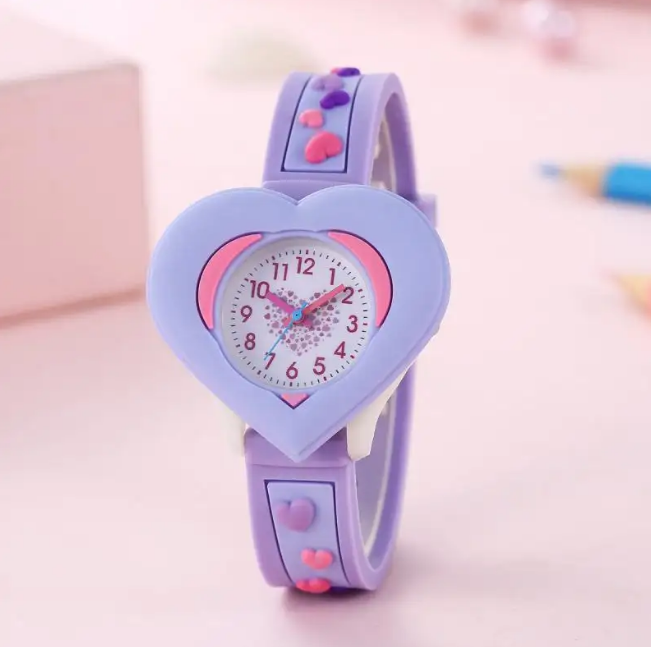 Unique Themed Silicon Strap Watch For Girls - Assortment