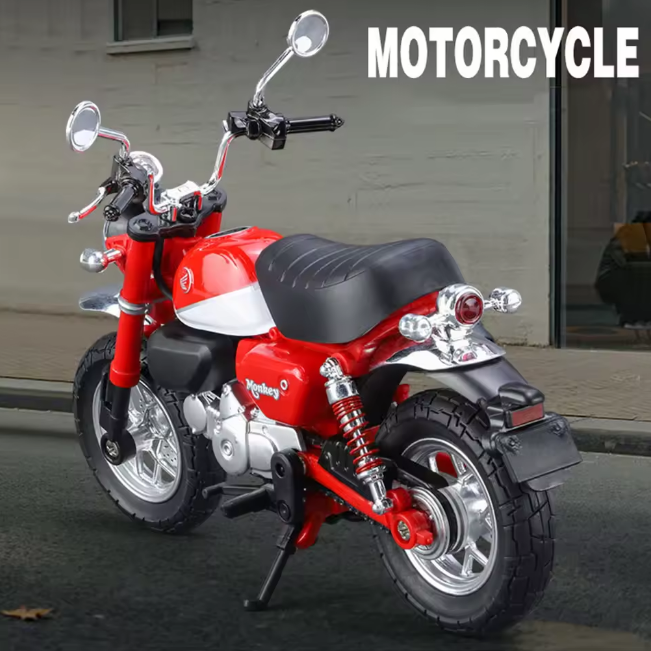 Mini Diecast Honda Monkey Model Bike