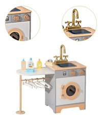 Mini Wooden Pretend Play Washing Machine