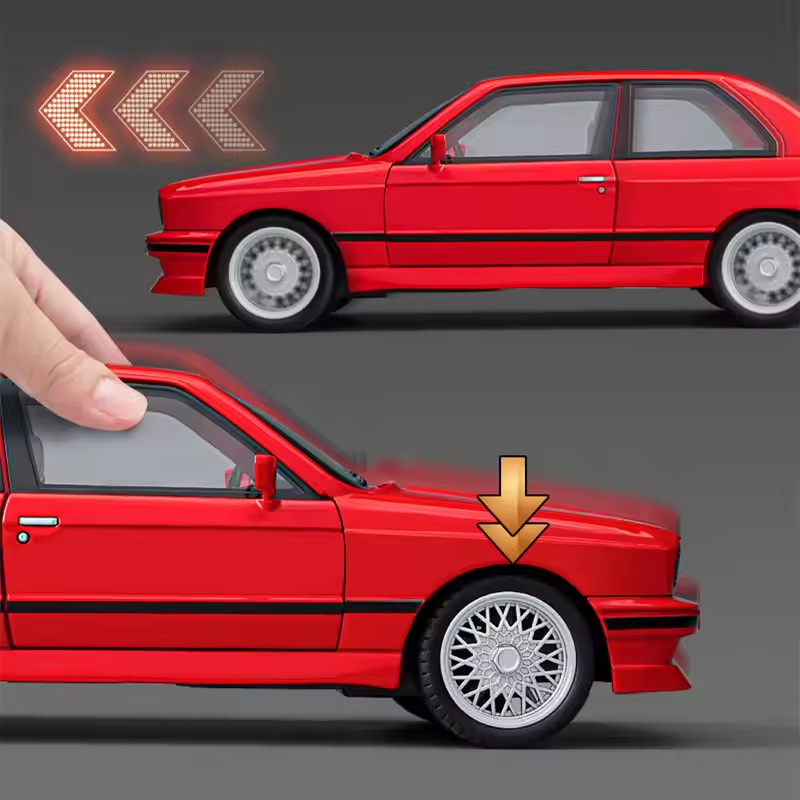 1:24 Diecast BMW M3 E30 Model Car