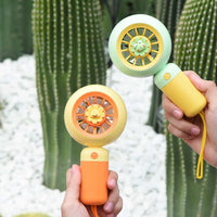 Rechargeable Cartoon Turbine Cooling Fan - Assortment