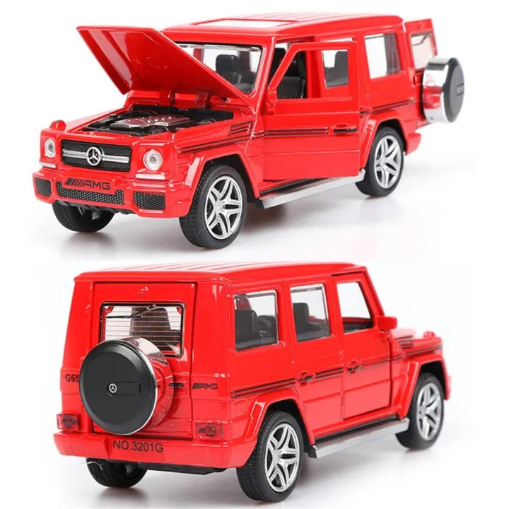1:32 Diecast AMG G65 With Acrylic Display Box - Red
