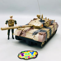1:24 RC Military Battle Tank With Soldier