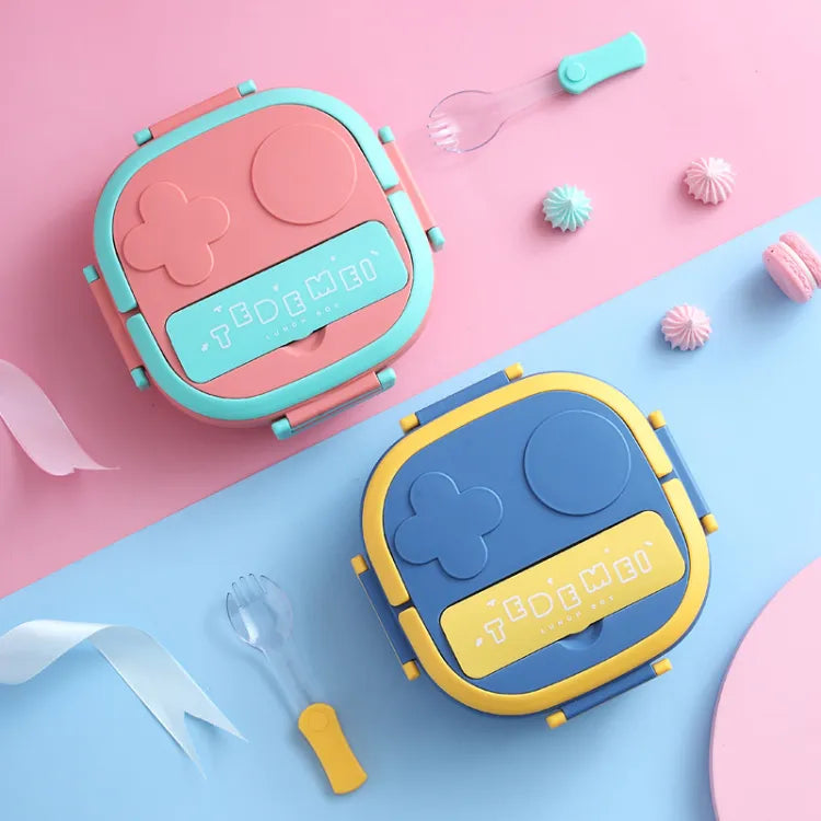 Kids Hot & Cool Stainless Steel Lunch Box With Spoon