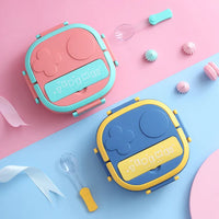 Kids Hot & Cool Stainless Steel Lunch Box With Spoon