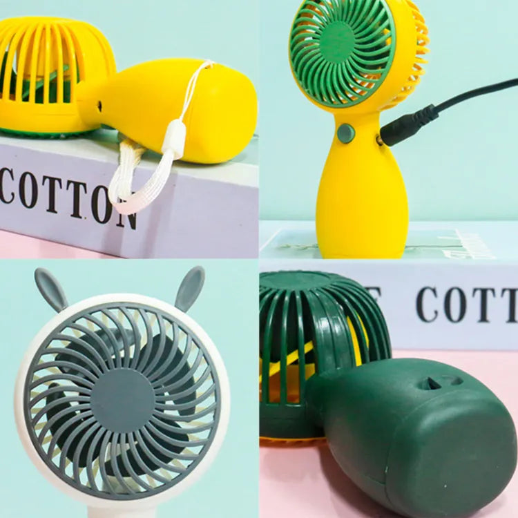 5* Inches Rechargeable Handheld Mini Cooling Fan