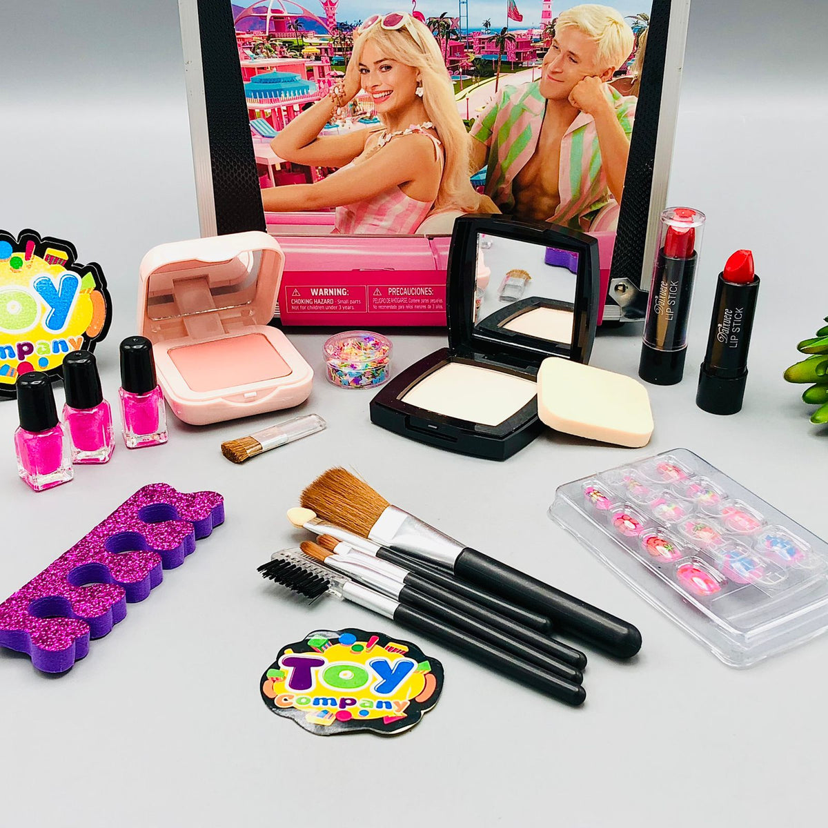 15Pcs Barbie Cosmetic Suitcase