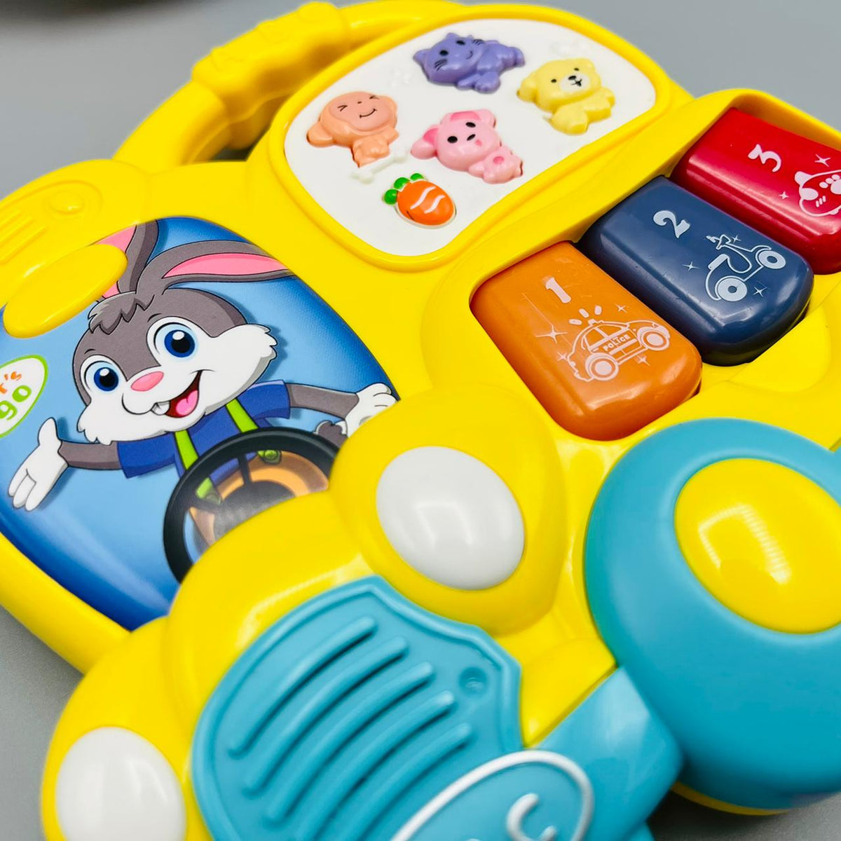 Music Party Set - Bunny Car & Steering Wheel