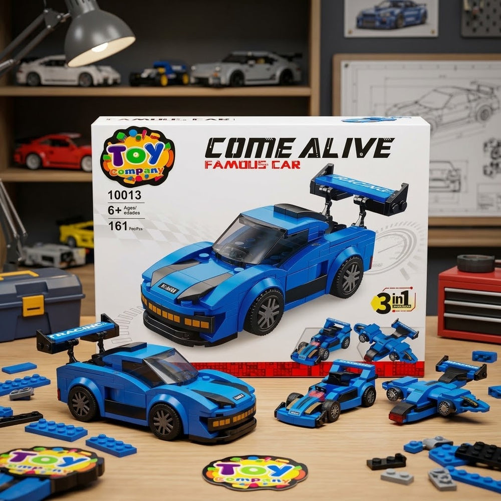 DIY 3in1 Concept Car Lego Bricks Set - 161Pcs