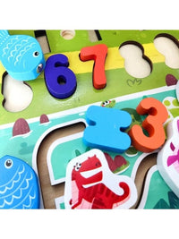 5in1 Wooden Multifunctional Numbers Board