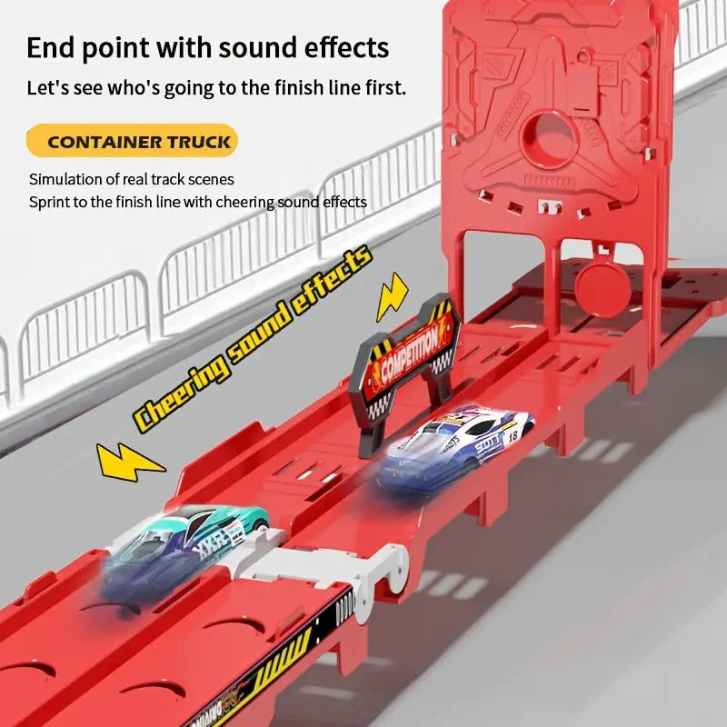 Deformation Ejection Truck Slide Drive - 6 Metal Cars