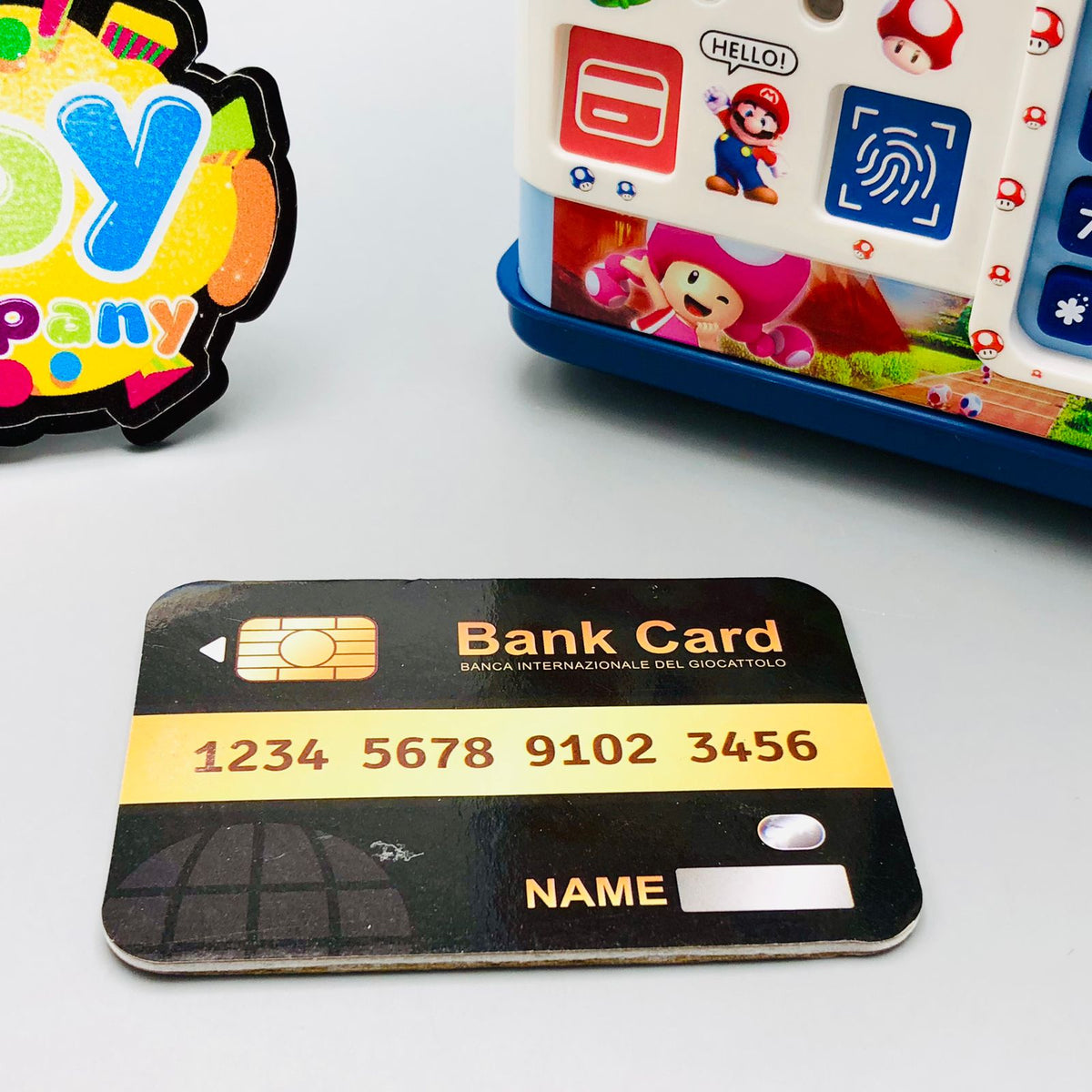 Super Mario Fingerprint & Swipe Card Unlock Piggy Bank