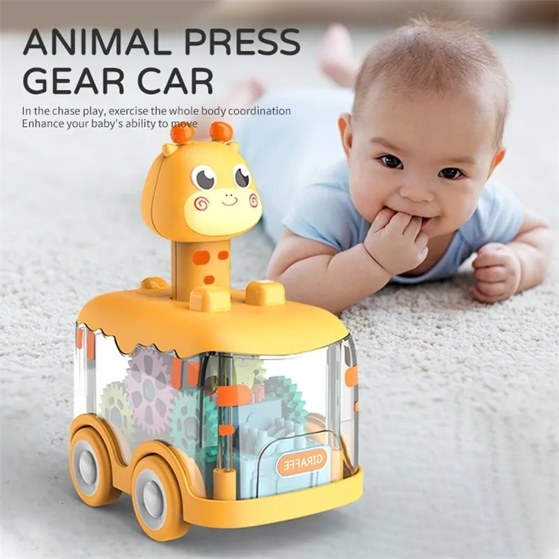 Friction Push & Go Happy Wildlife - Assortment