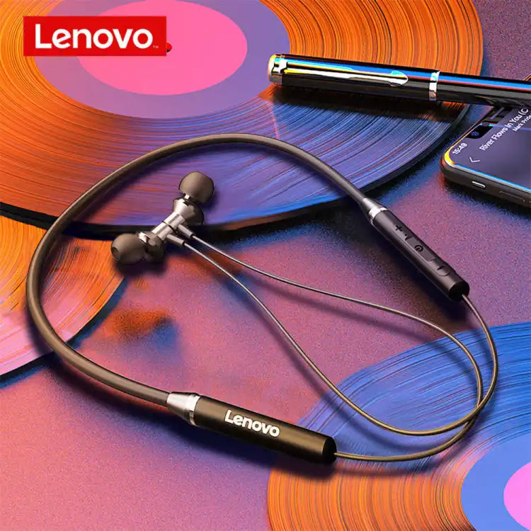 Lenovo Wireless Neckband Earphone HE05-A+