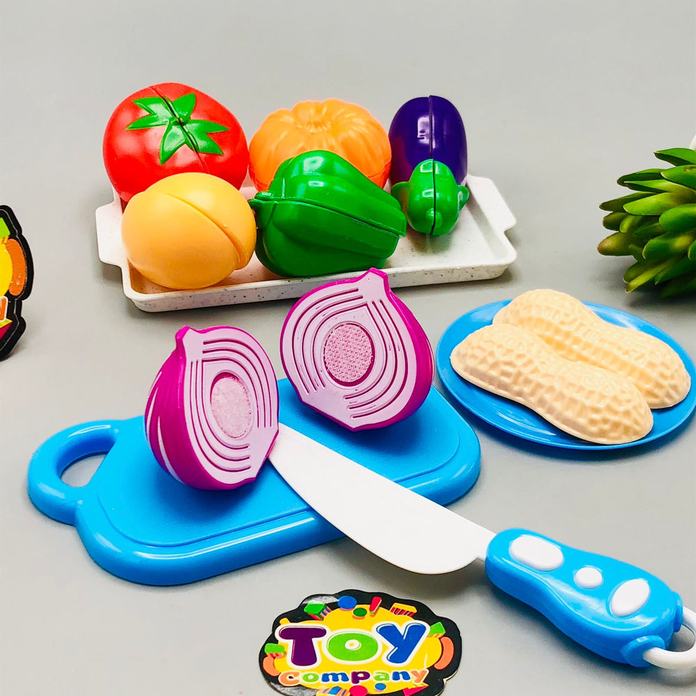 11Pcs Pretend Play Vegetable Cutting Set