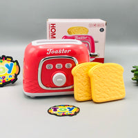 Thumbnail for Kids Pretend Play Mini Toaster Toy