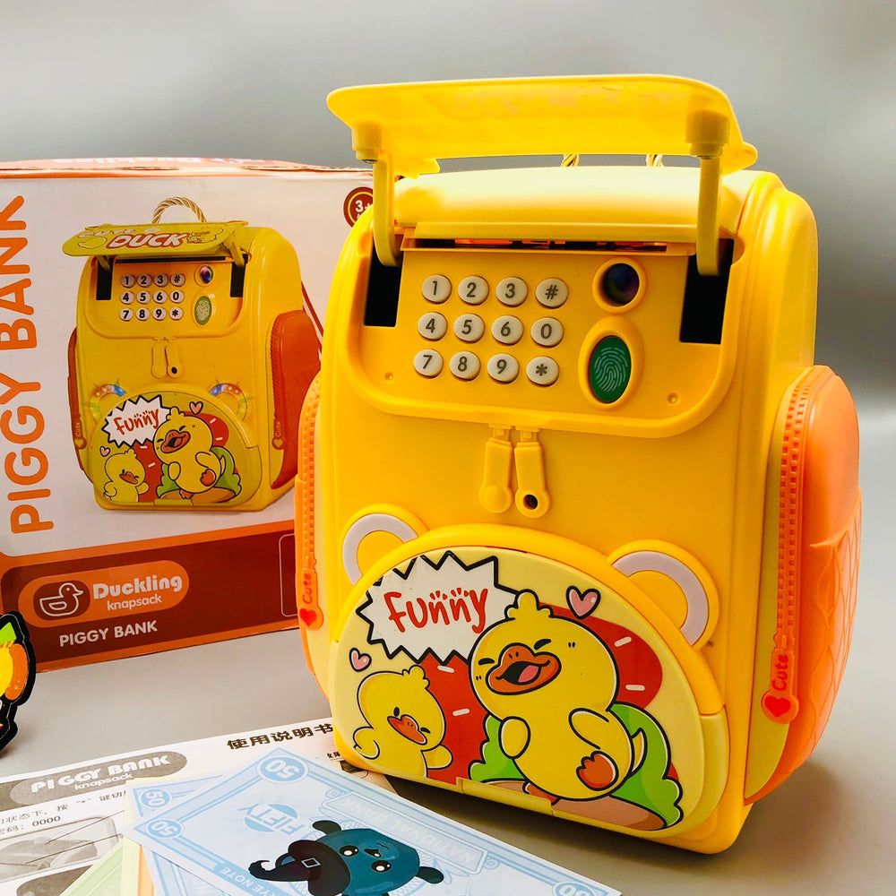 Duckling Multi-functional Knapsack Piggy Bank