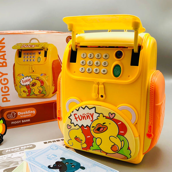 Duckling Multi-functional Knapsack Piggy Bank