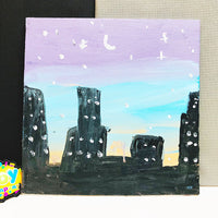Thumbnail for 12x12* Inches Evening Scenery Canvas Painting